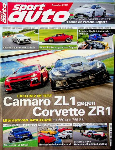 Deckblatt Sport Auto (08/2018)